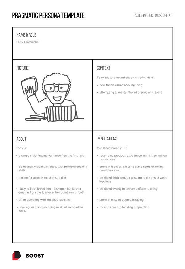 Thumbnail of the Pragmatic Personas template. Click to get a PDF of the template.